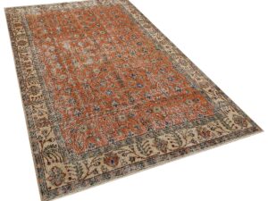 Eskitme Vintage El Dokuması Halı 156x255 cm 10431