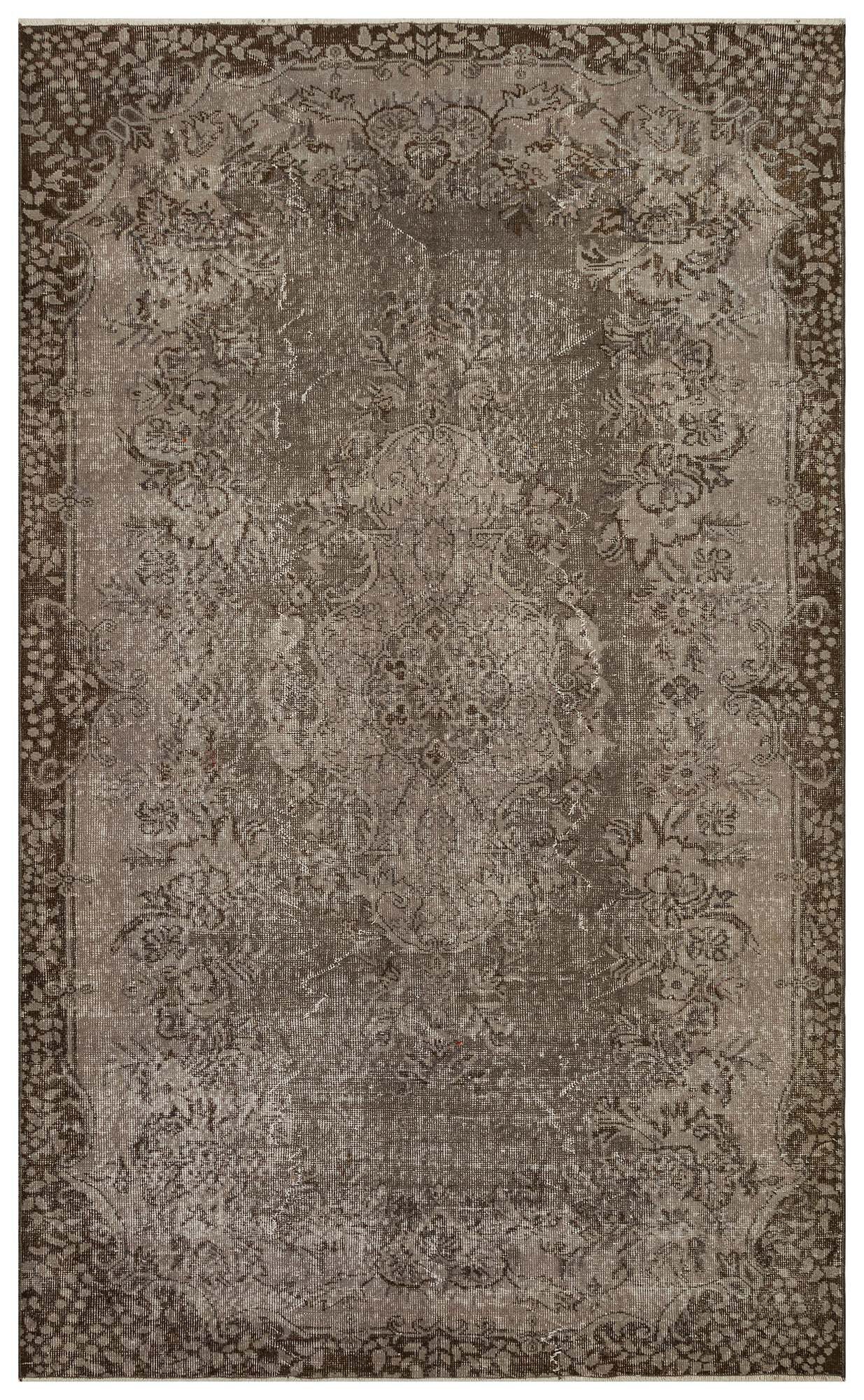 El Dokuması Eskitme Halı Vintage 173x281 cm 10436 - Görsel 2