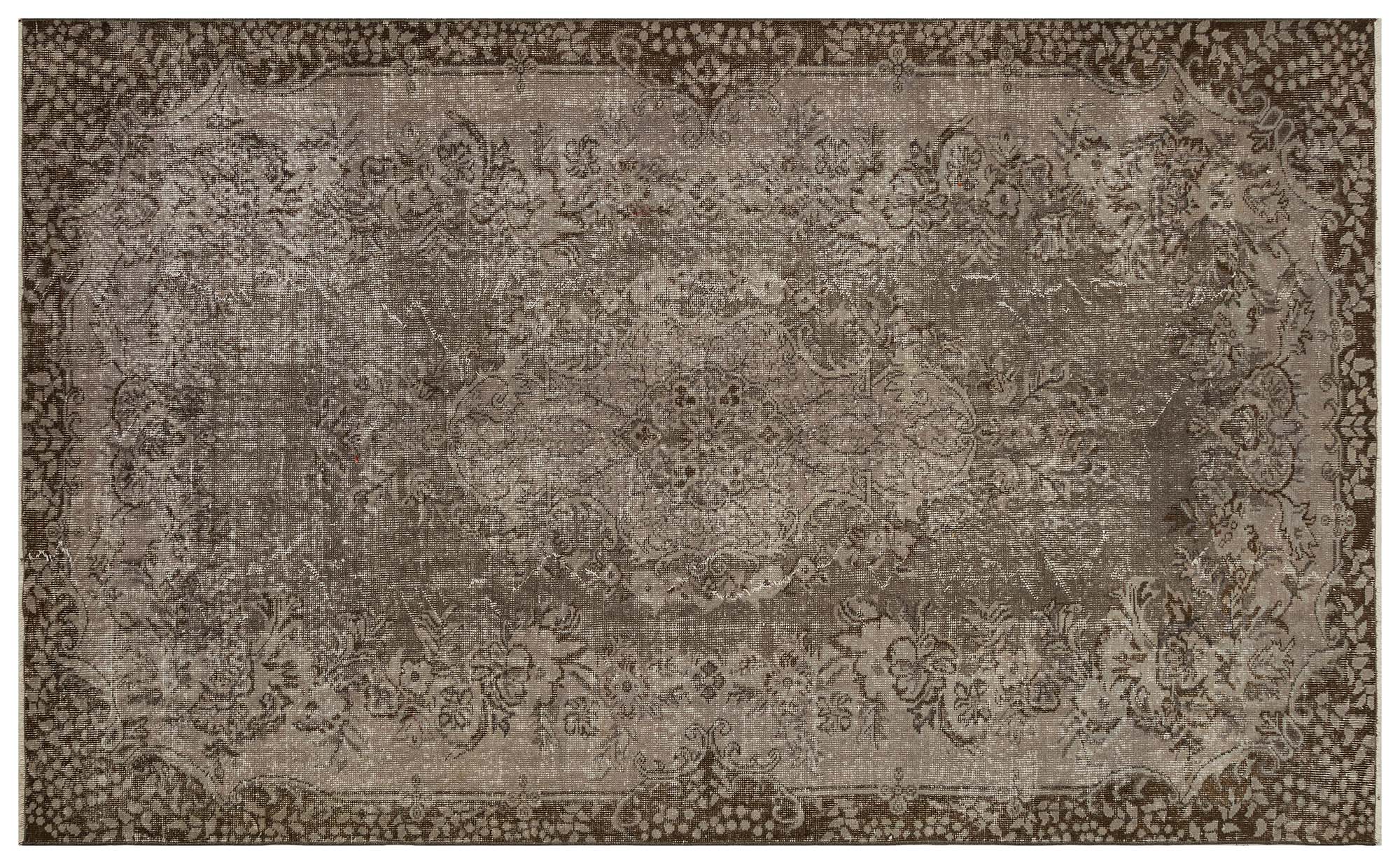 El Dokuması Eskitme Halı Vintage 173x281 cm 10436 - Görsel 3