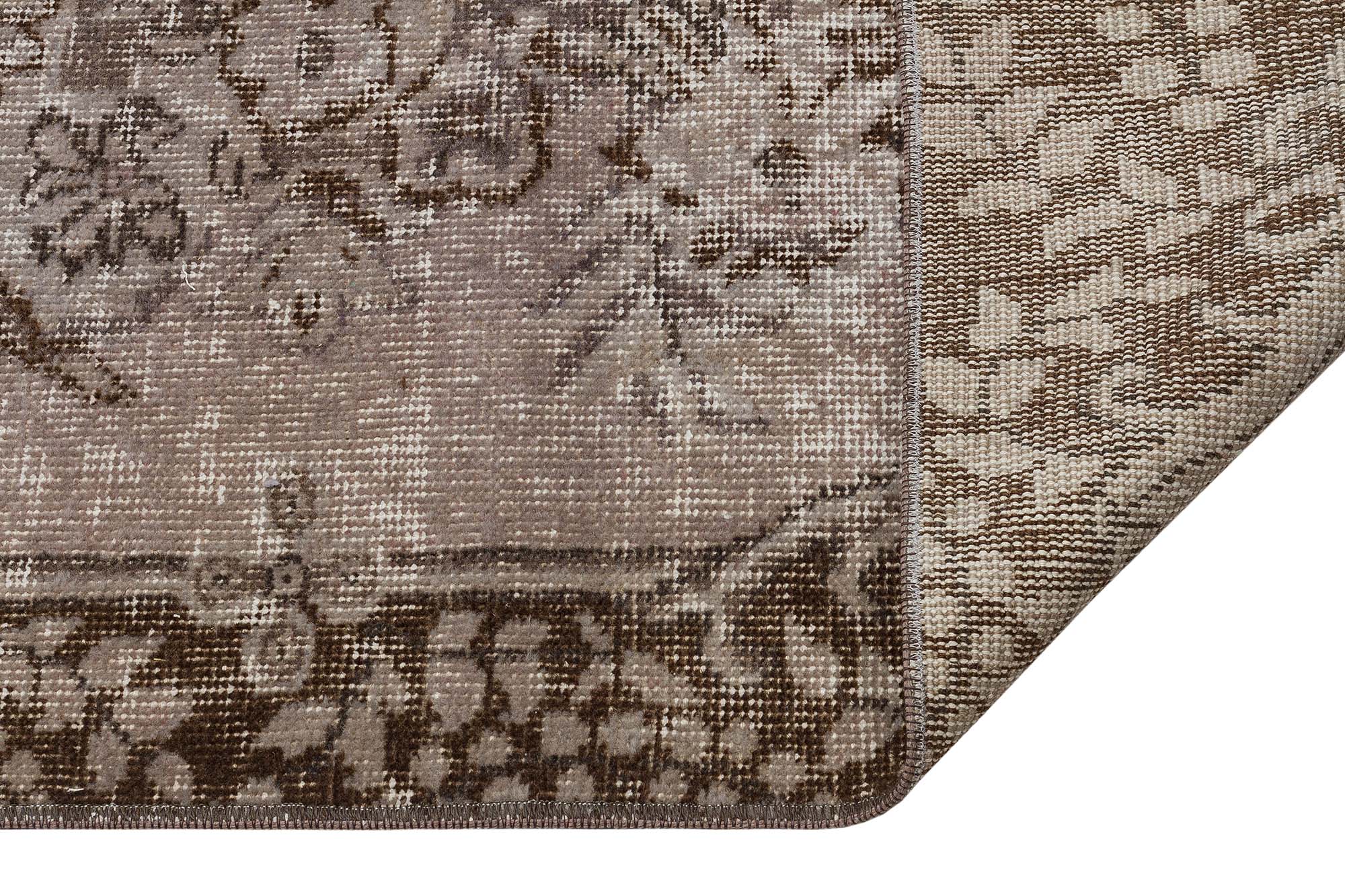 El Dokuması Eskitme Halı Vintage 173x281 cm 10436 - Görsel 4