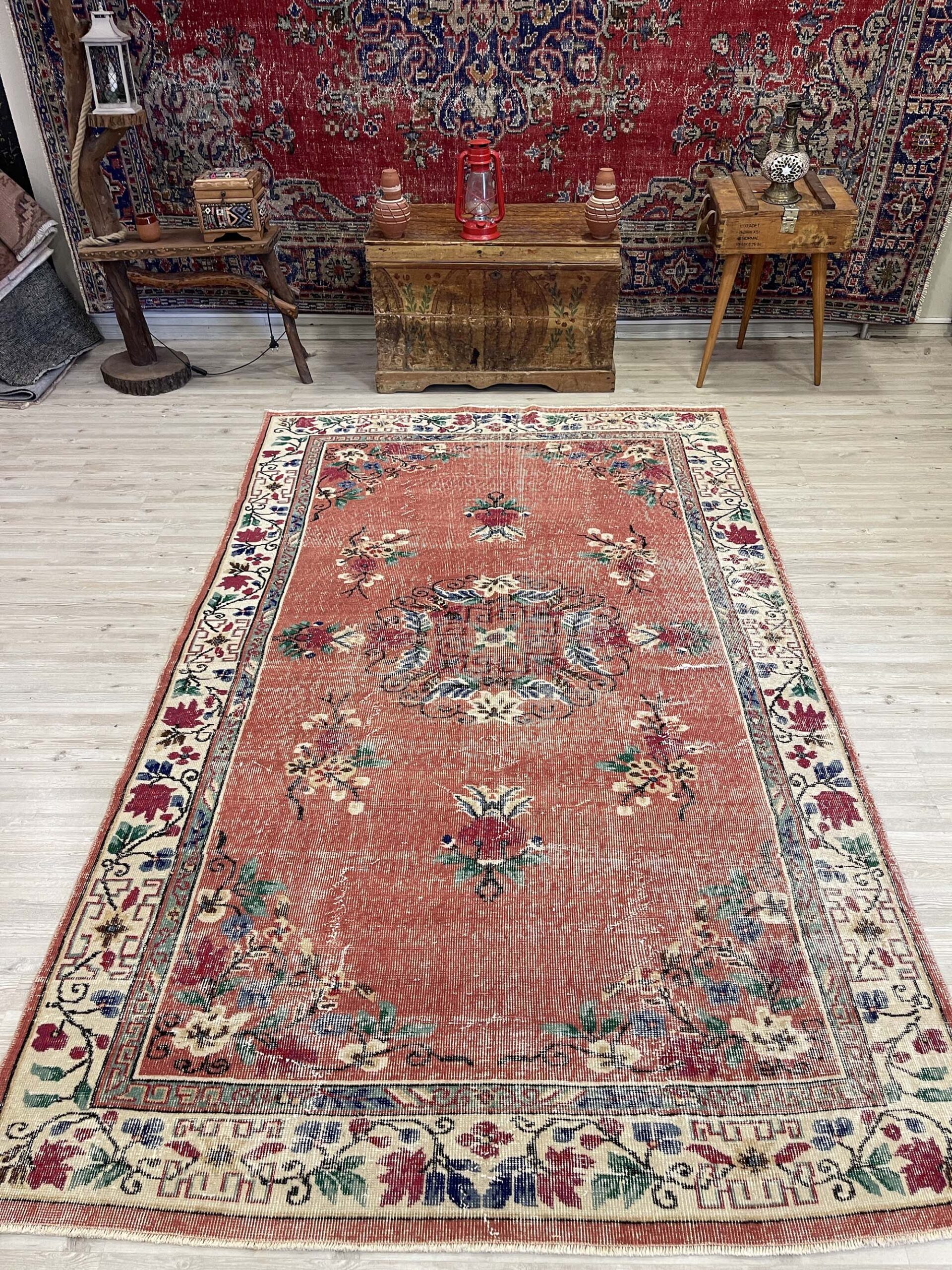 El Dokuma Vintage Halı 168x272 cm 10445