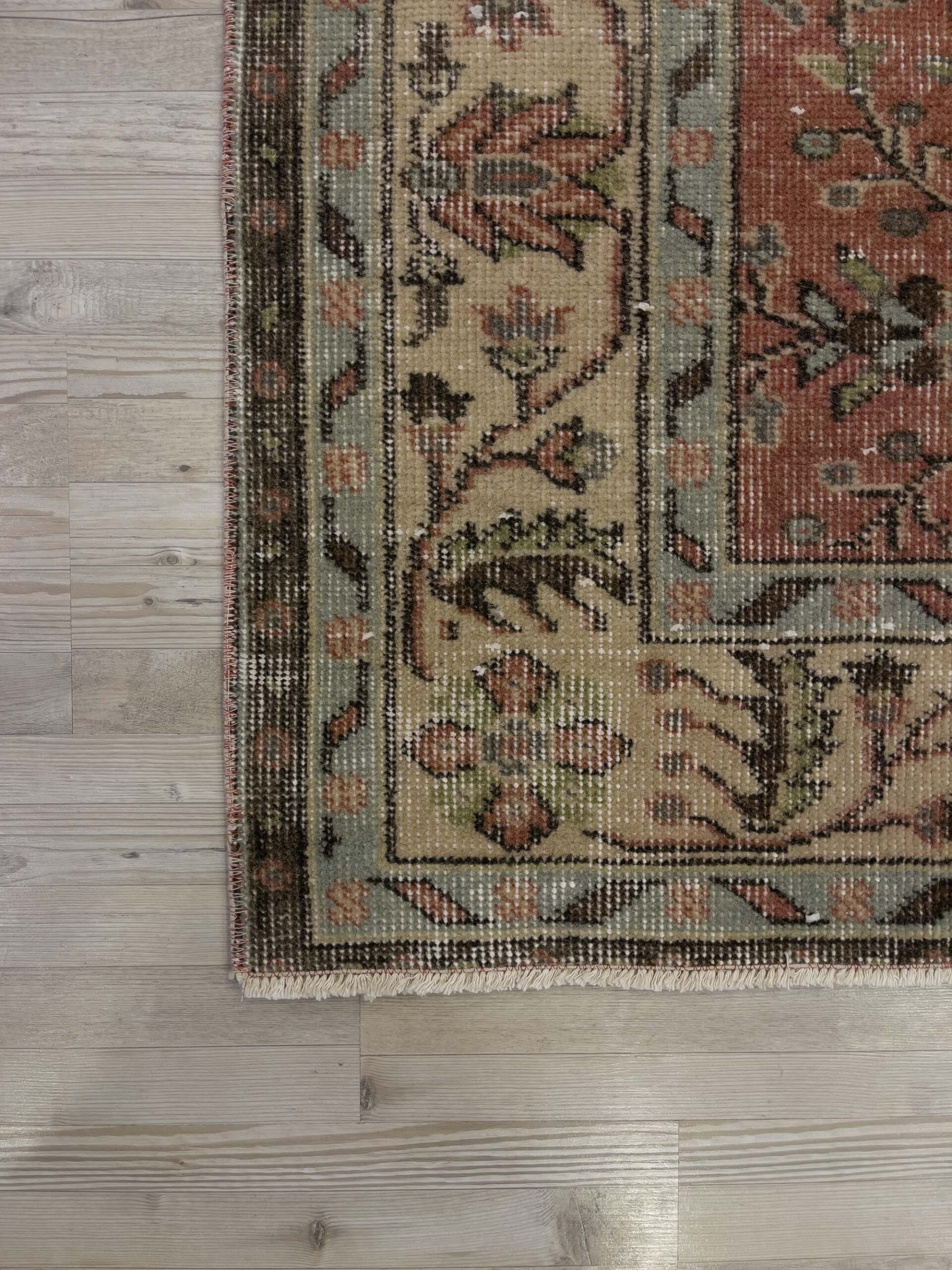 Eskitme El Dokuma Vintage Halı 164x270 cm 10453 - Görsel 4