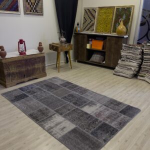 Eşsiz El Dokuma Patchwork Halı 120x190 cm 4003