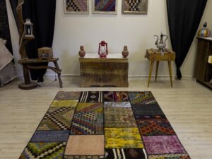 Modern Eşsiz Özel Patchwork Halı 162x240 cm 4011