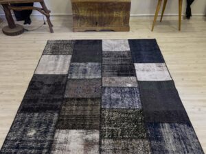 Eşsiz Güzelliğe Sahip Olan Özel Patchwork Halı 162x230 cm 4012