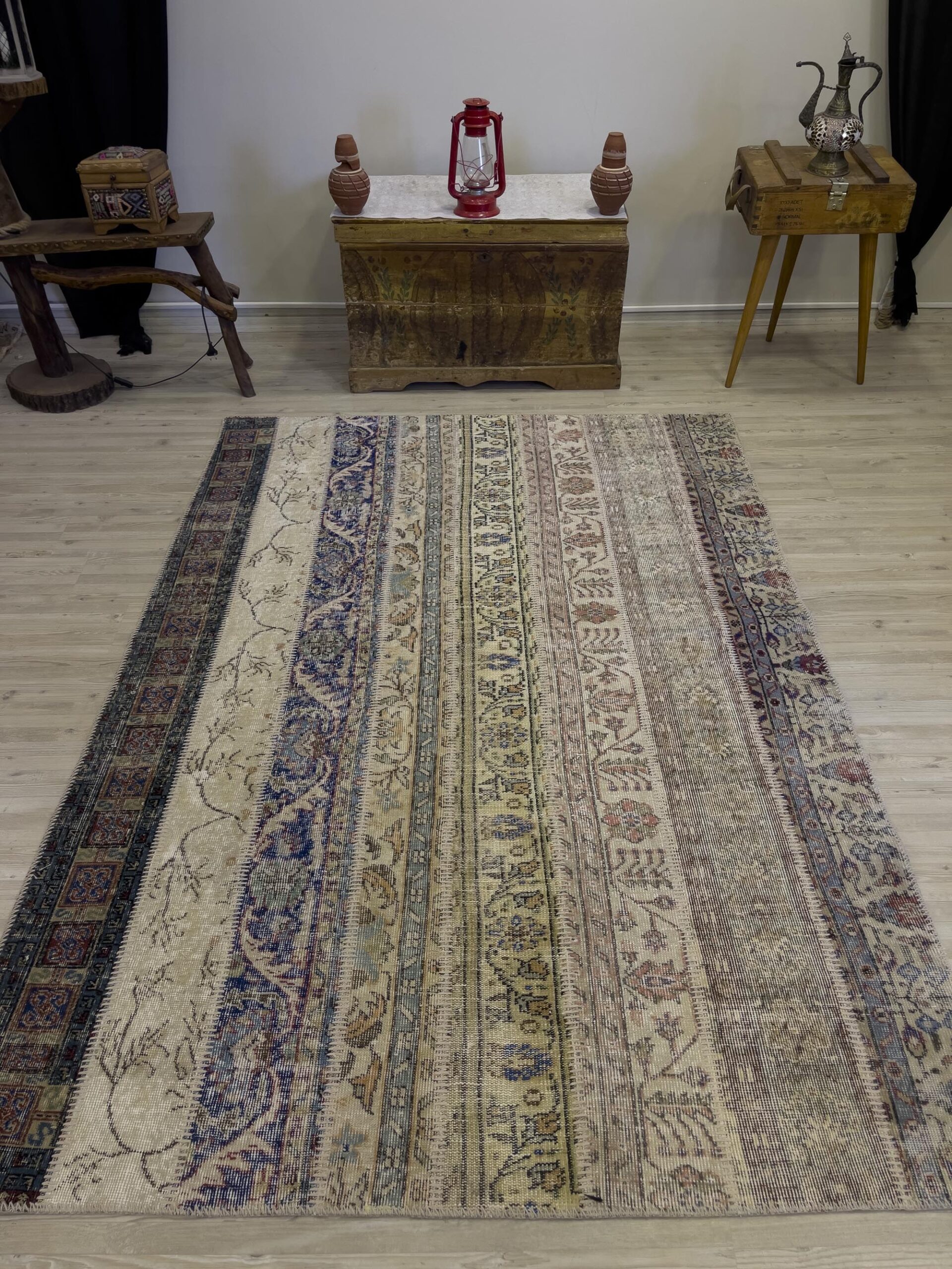 Modern Eşsiz Özel Patchwork Halı 162x230 cm 4023