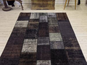 Eşsiz Güzelliğe Sahip Olan Özel Patchwork Halı 168x244 cm 4024