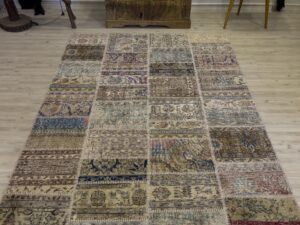 Modern Eşsiz Özel Patchwork Halı 162x243 cm 4025