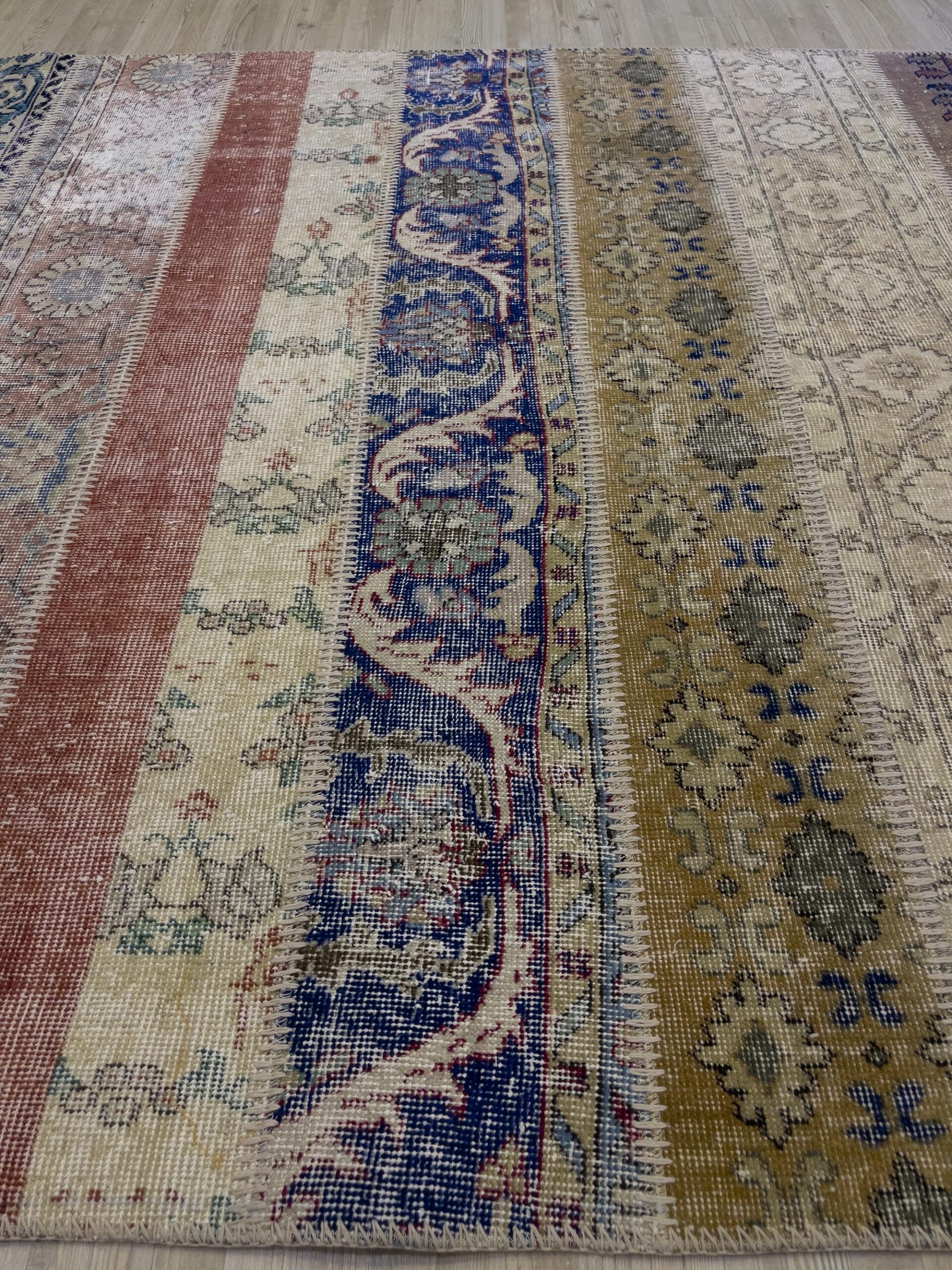 Eşsiz El Dokuma Patchwork Halı 161x232 cm 4027 - Görsel 2