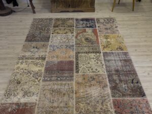 Eşsiz Klasik Gereçk Özel Patchwork Halı 162x231 cm 4029