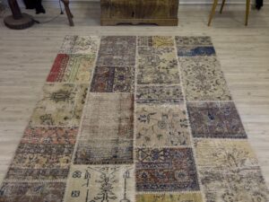 Eşsiz Güzelliğe Sahip Olan Özel Patchwork Halı 162x232 cm 4036