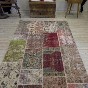 Modern Eşsiz Özel Patchwork Halı 163x233 cm 4037