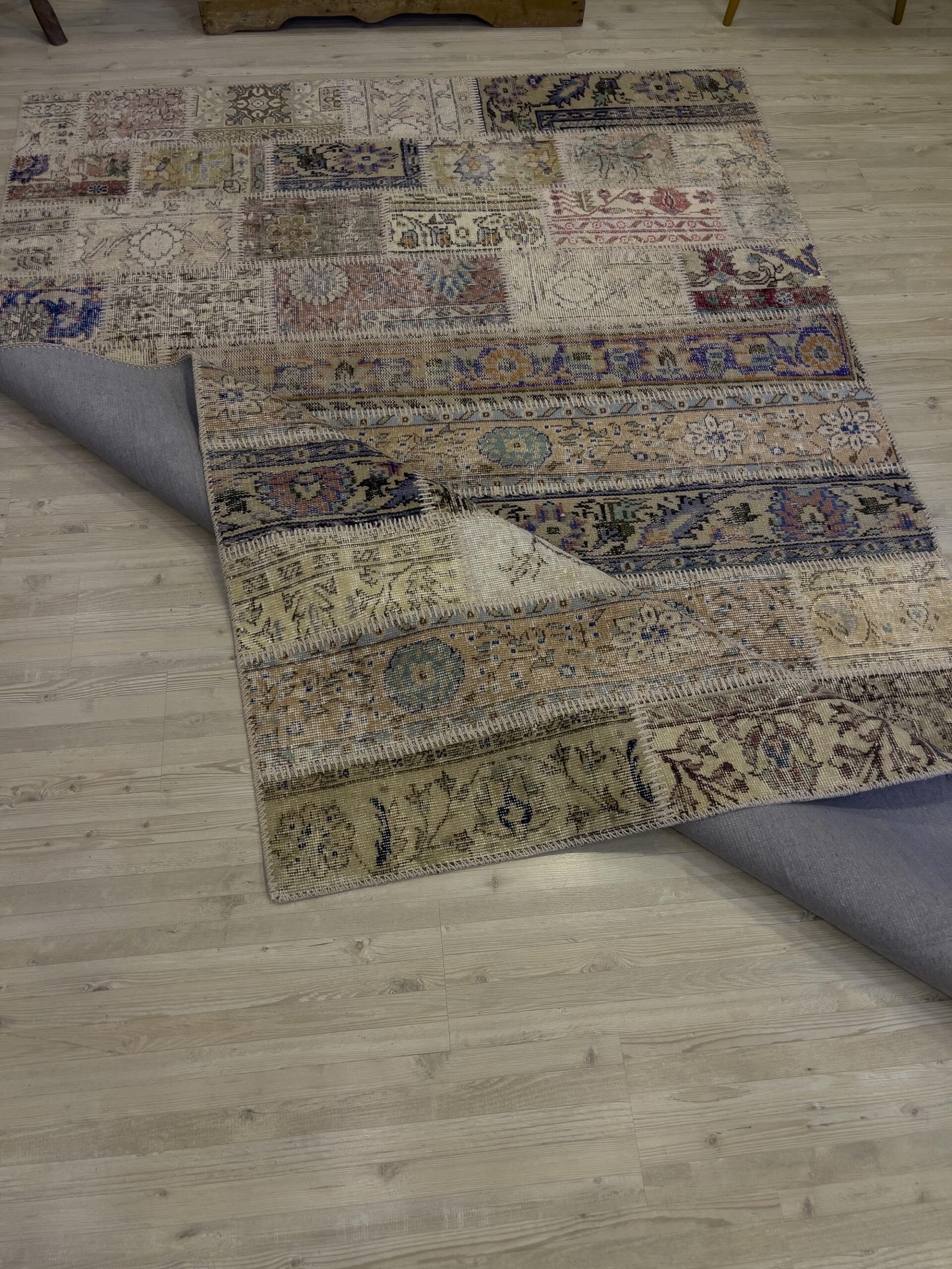 Eşsiz El Dokuma Patchwork Halı 165x235 cm 4051 - Görsel 2