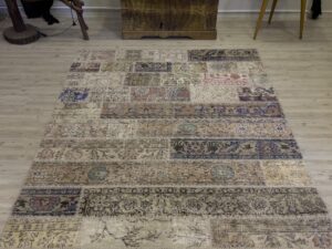 Eşsiz El Dokuma Patchwork Halı 165x235 cm 4051