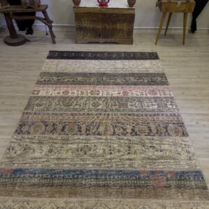 Eşsiz Güzelliğe Sahip Olan Özel Patchwork Halı  162x243 cm 4058