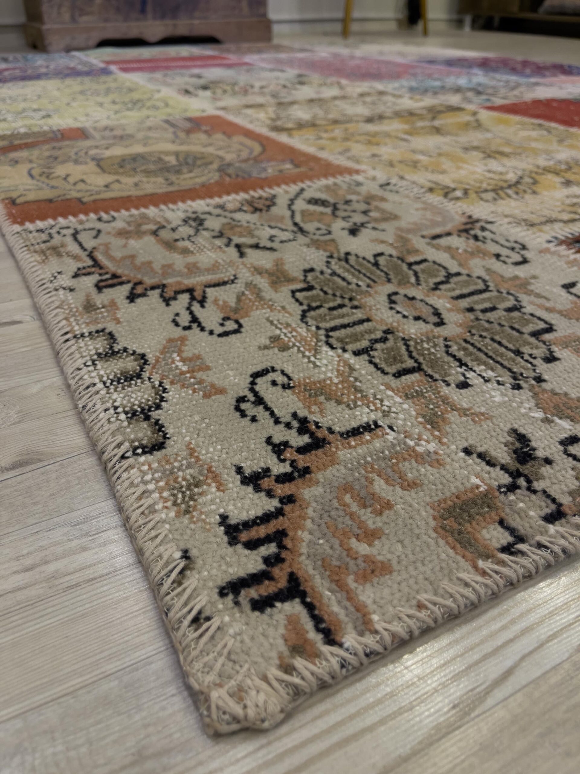 Modern Eşsiz Özel Patchwork Halı 161x233 cm 4059 - Görsel 2