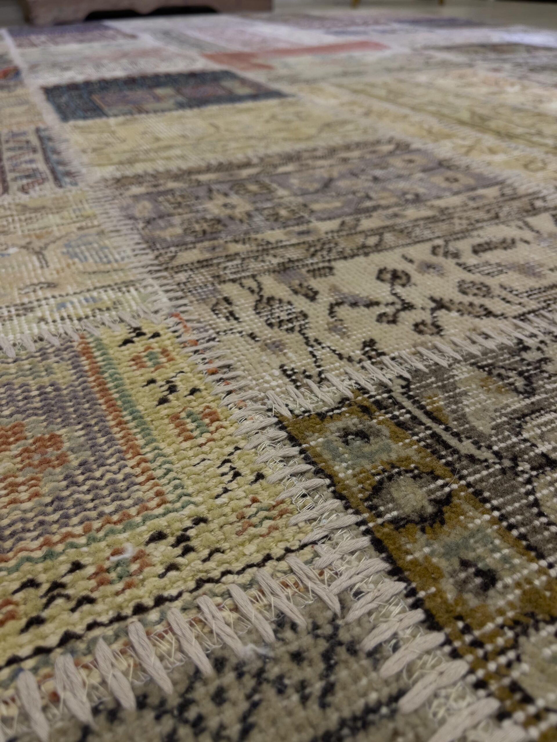 Modern Eşsiz Özel Patchwork Halı 161x231 cm 4061 - Görsel 2