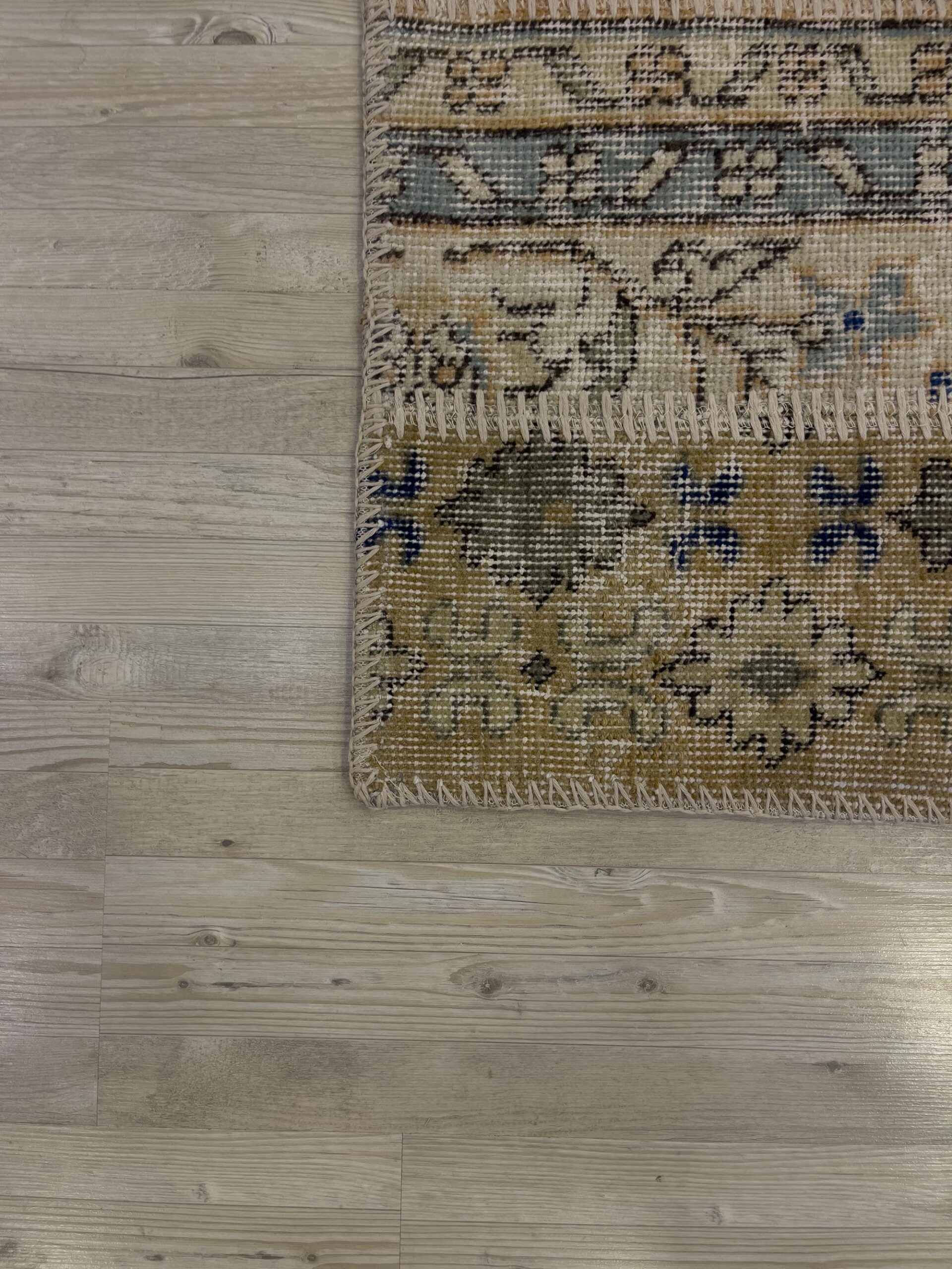 El Dokuma Eskitme Özel Patchwork Halı 161x234 cm 4066 - Görsel 4