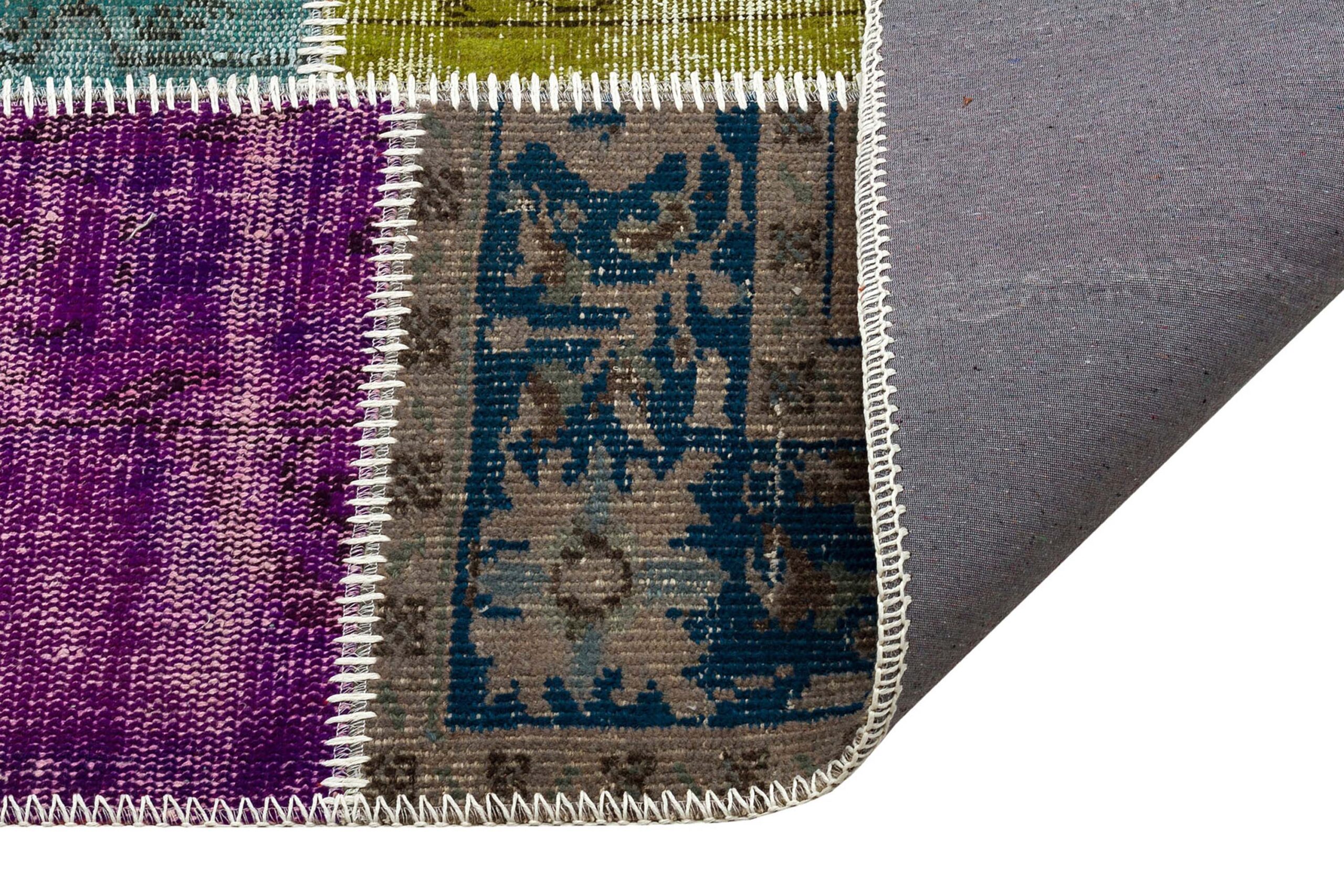 Patchwork Desenli El Yapımı Halı 160x230 cm 5972 - Görsel 3