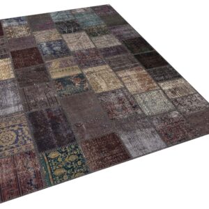 Patchwork Desenli El Yapımı Halı 160x230 cm 5978