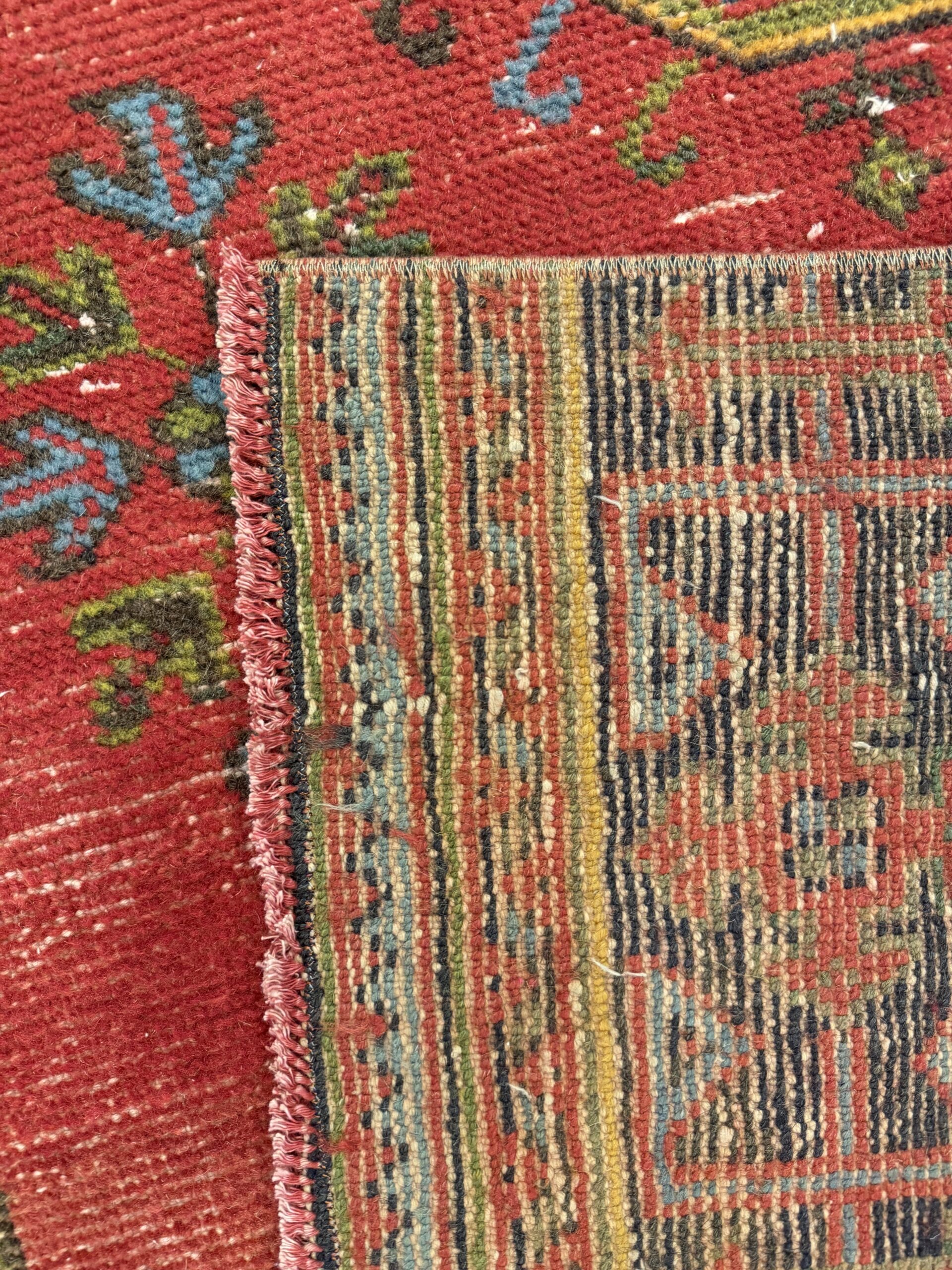 Eskitme El Dokuma Vintage Yolluk Halı 99x370 cm 10462 - Görsel 4