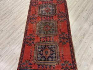 Eskitme El Dokuma Vintage Yolluk Halı 97x336 cm 10463