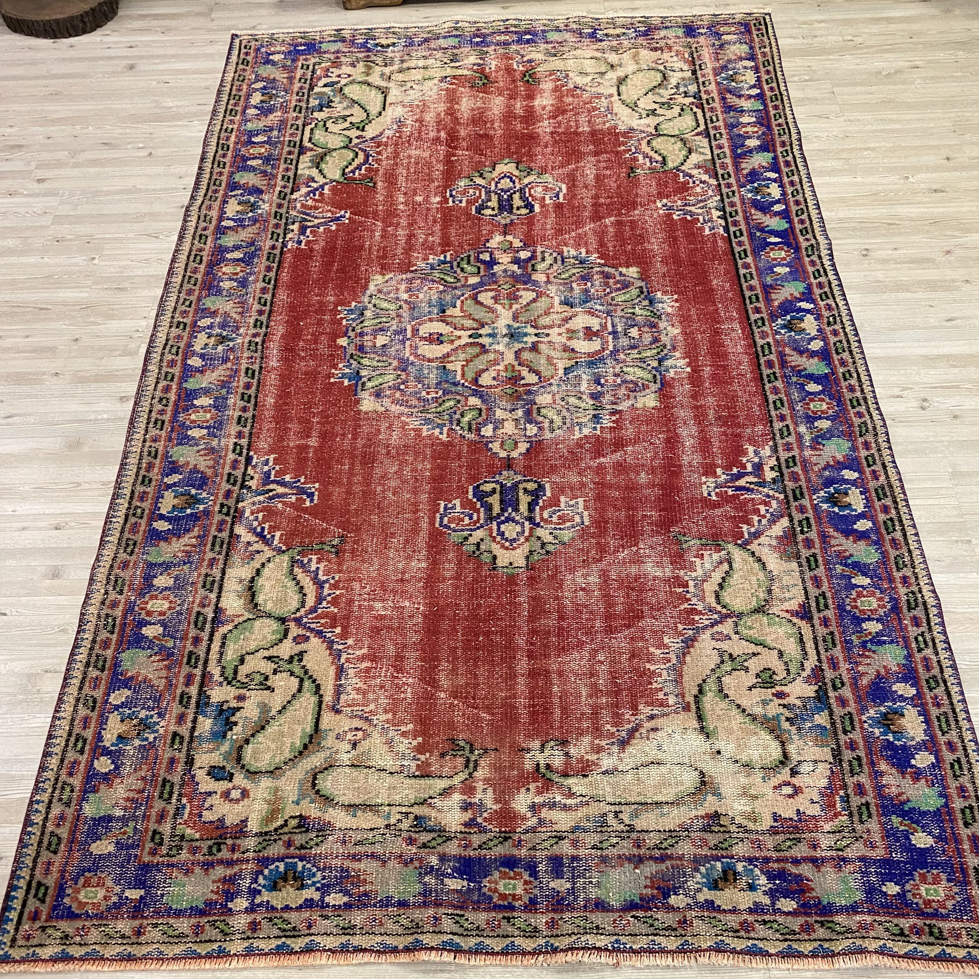 El Yapımı Vintage Halı   153x260 cm 10314