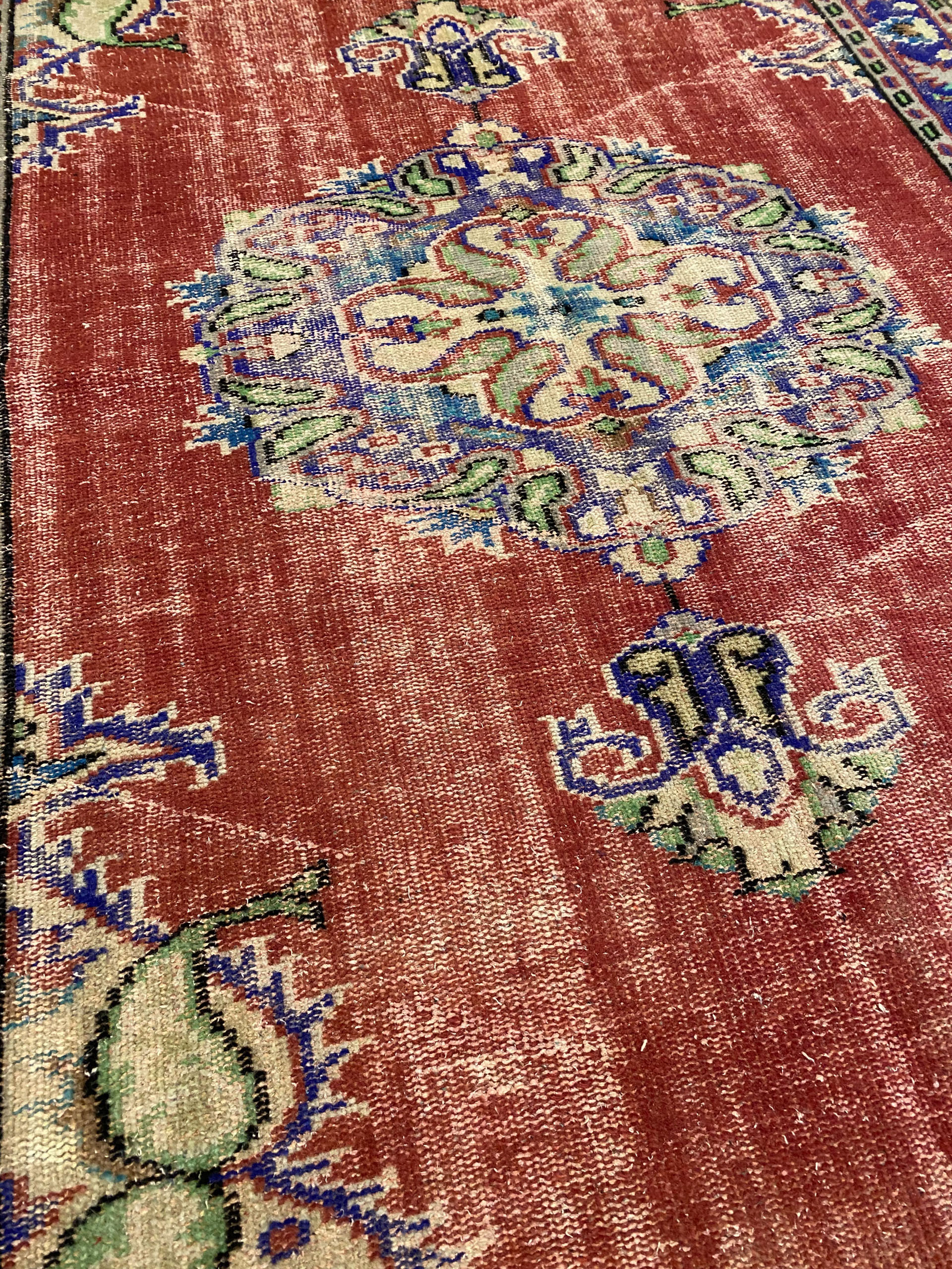 El Yapımı Vintage Halı 153x260 cm 10314 - Görsel 5