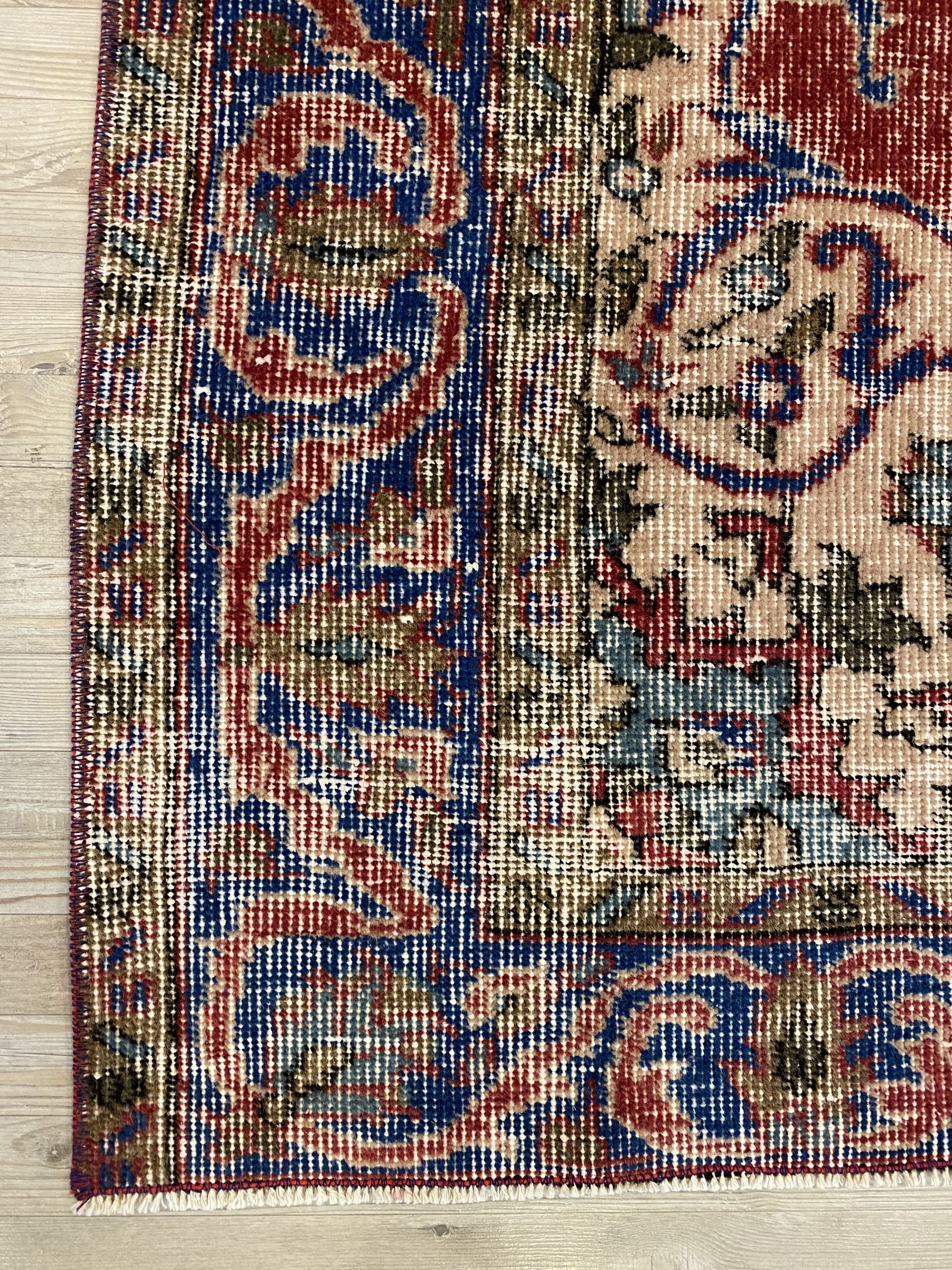 El Yapımı Eskitme Halı 155x238 cm 10319 - Görsel 6