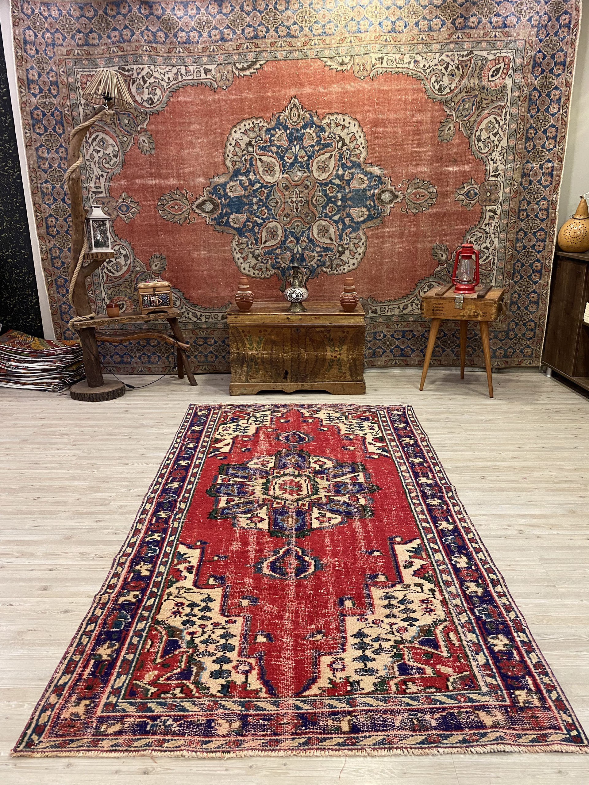 El Dokuma Özel Tasarım Halı 135x248 cm 10321 - Görsel 2