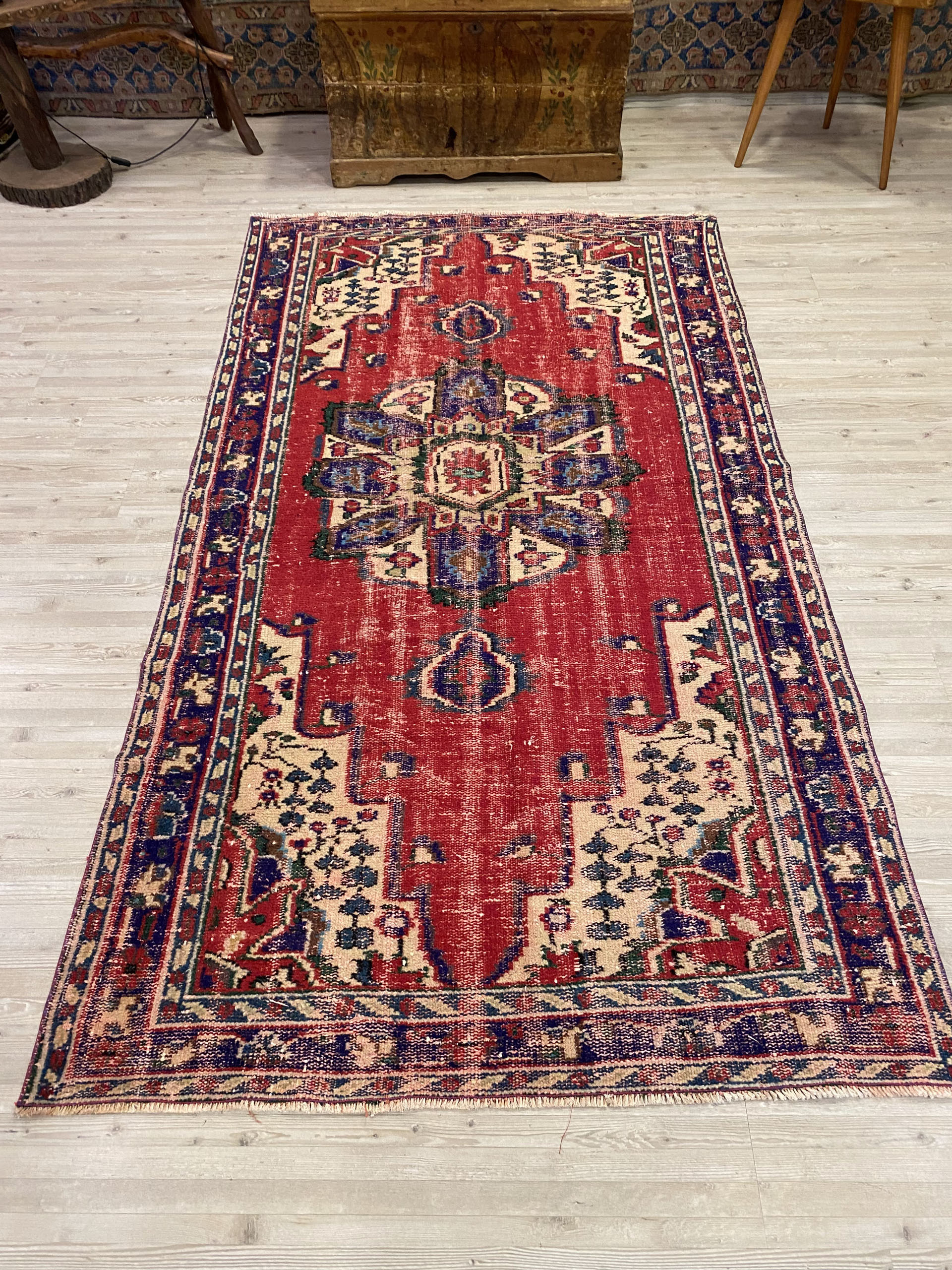 El Dokuma Özel Tasarım Halı 135x248 cm 10321 - Görsel 3