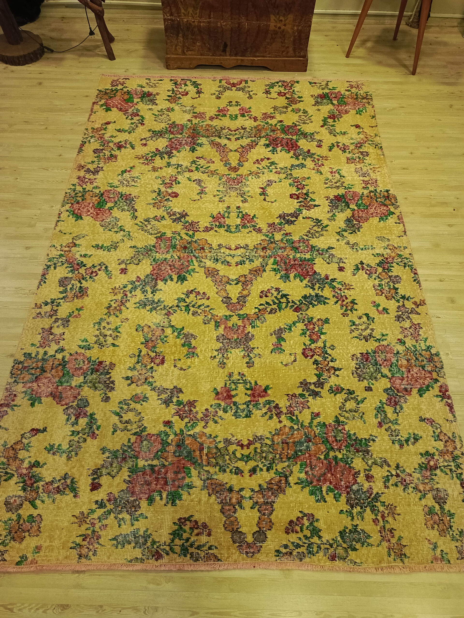 Eski Tarz El Dokuma Halı 173x268 cm 10470 - Görsel 6