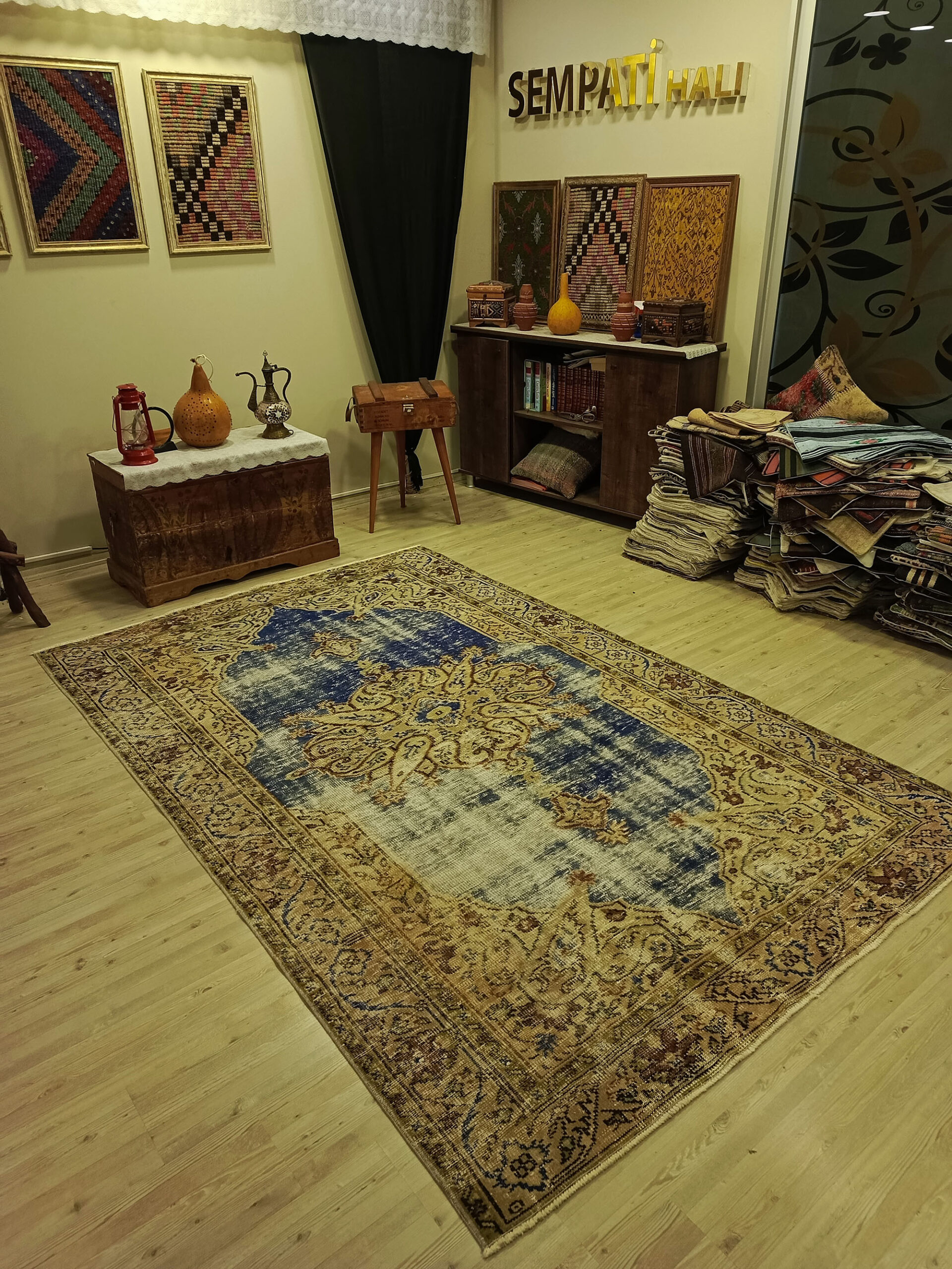 Kök Boya El Dokuma Halısı 171x272 cm 10473 - Görsel 2