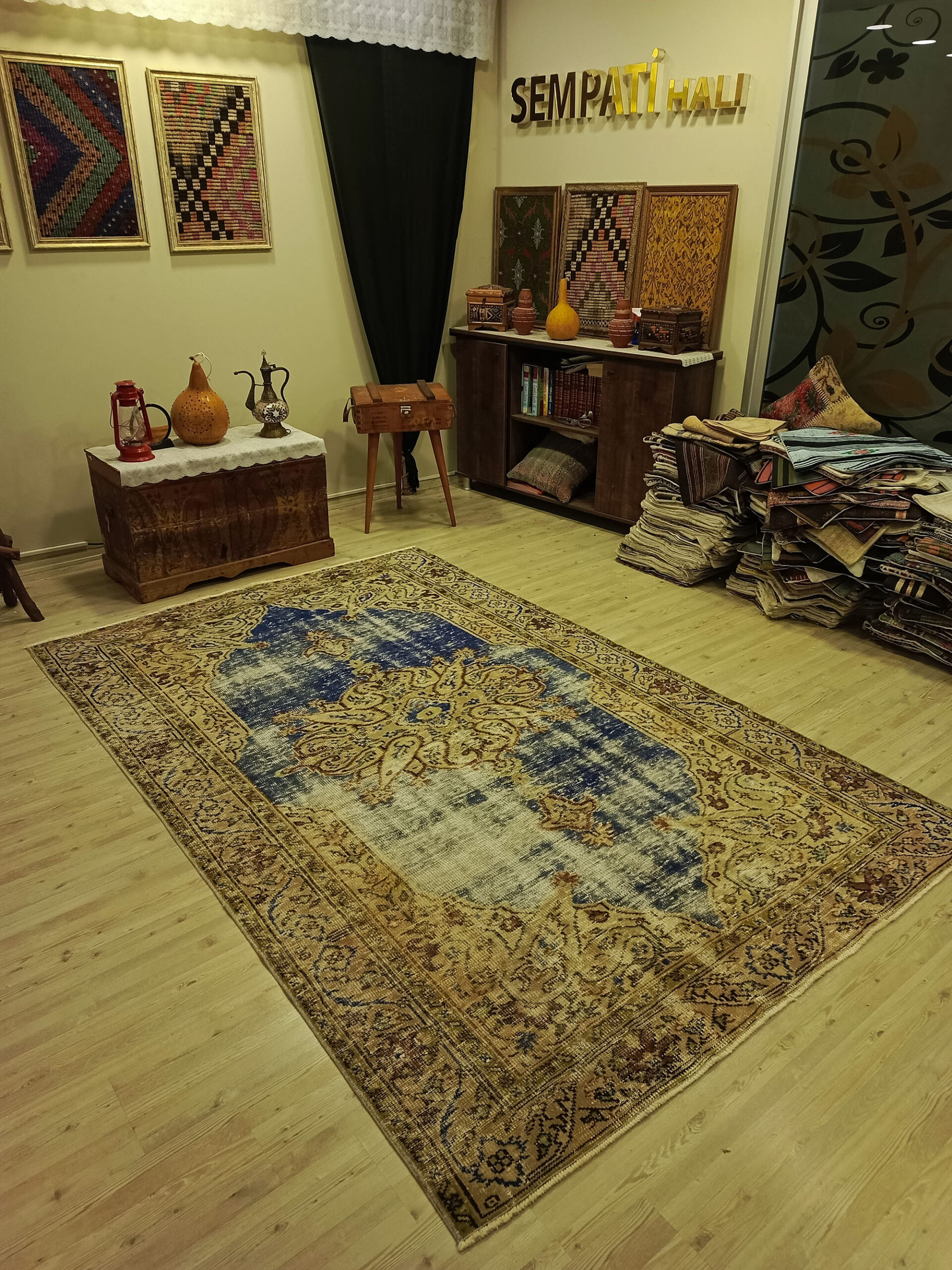 Kök Boya El Dokuma Halısı   171x272 cm 10473