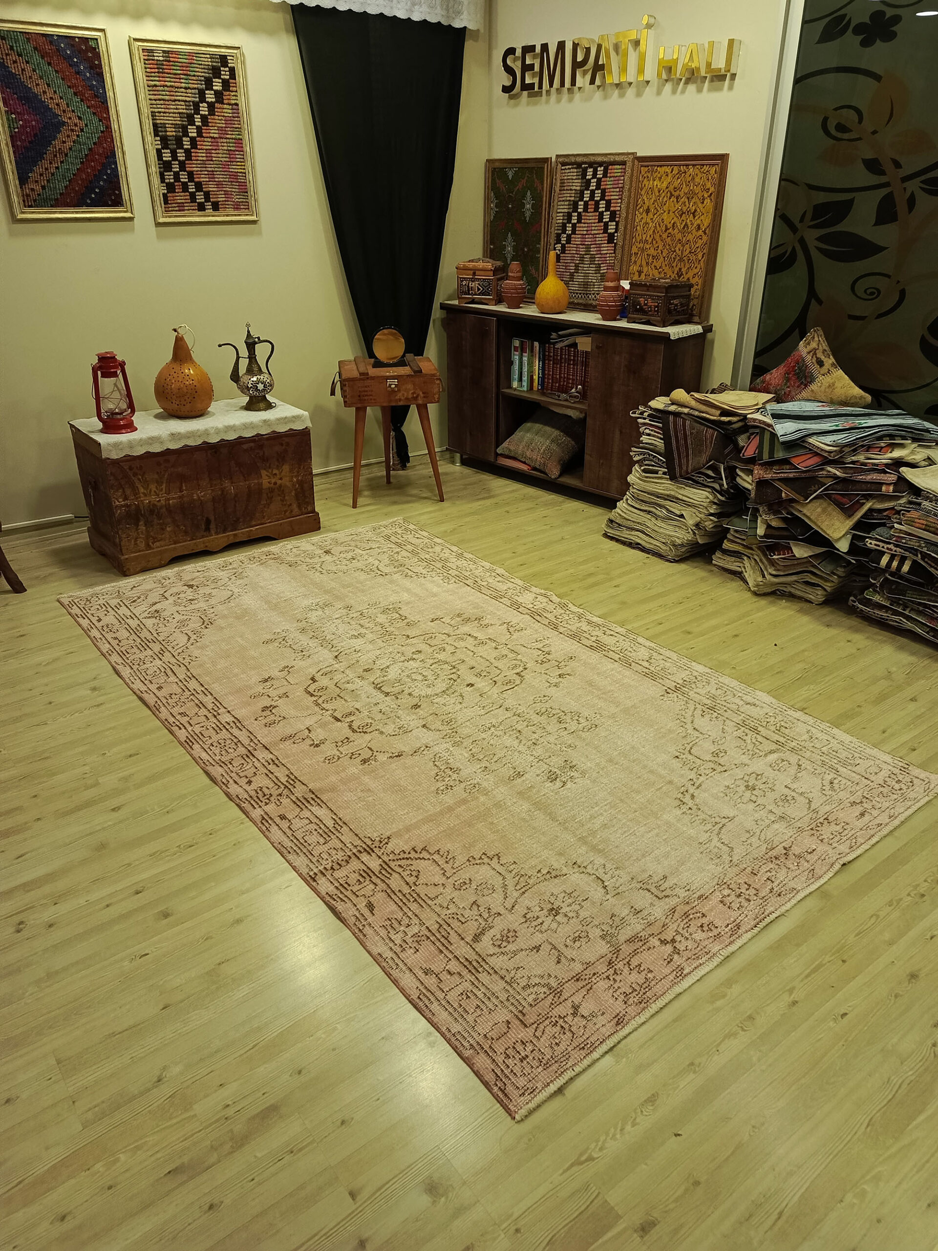 El Yapımı Vintage Halı   153x270 cm 10475