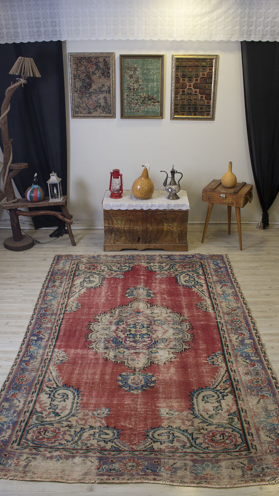 Yüzyıllık Sanat Eskitme Halısı   162x283 cm 10482