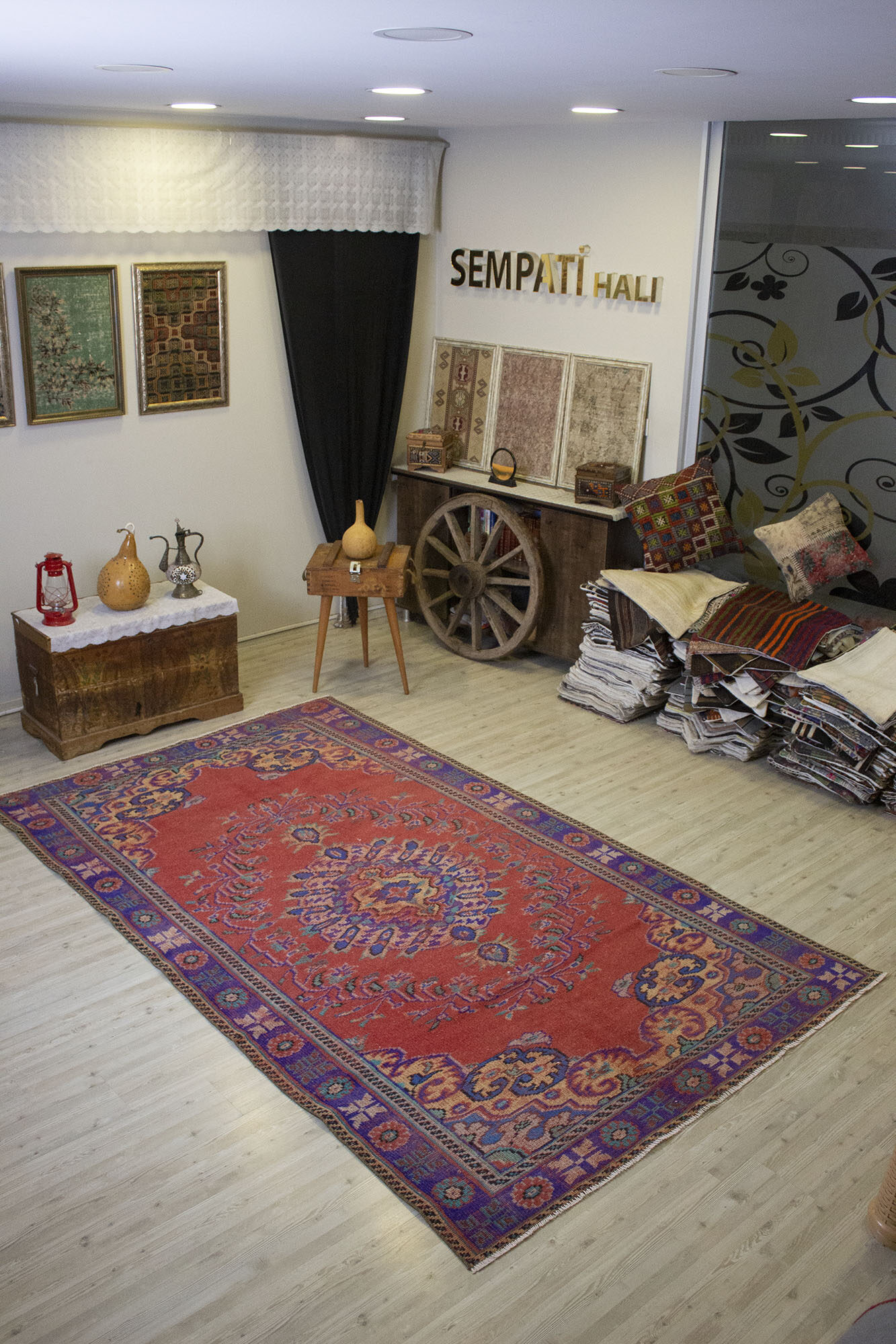 Yün Dokuma Vintage Halı 174x294 cm 10491 - Görsel 2