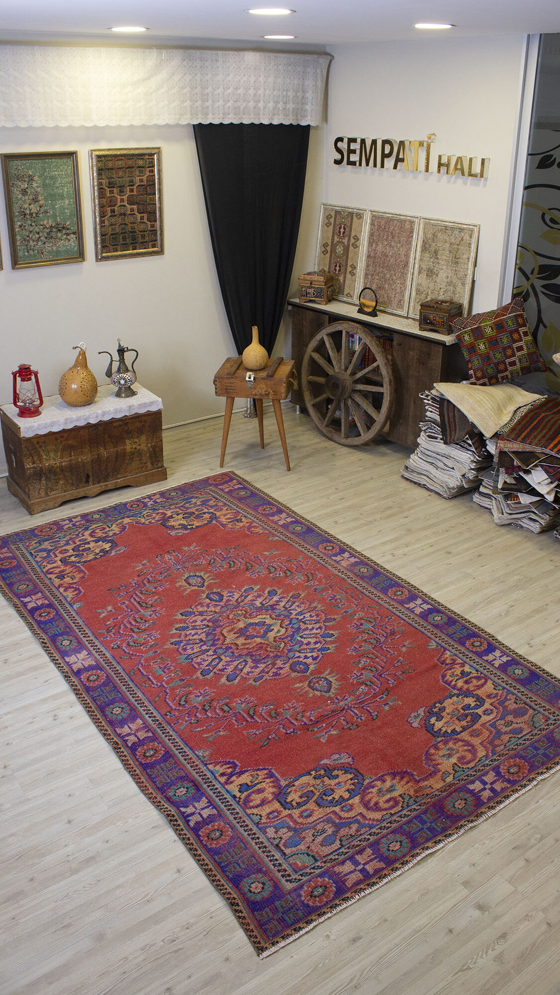 Yün Dokuma Vintage Halı   174x294 cm 10491