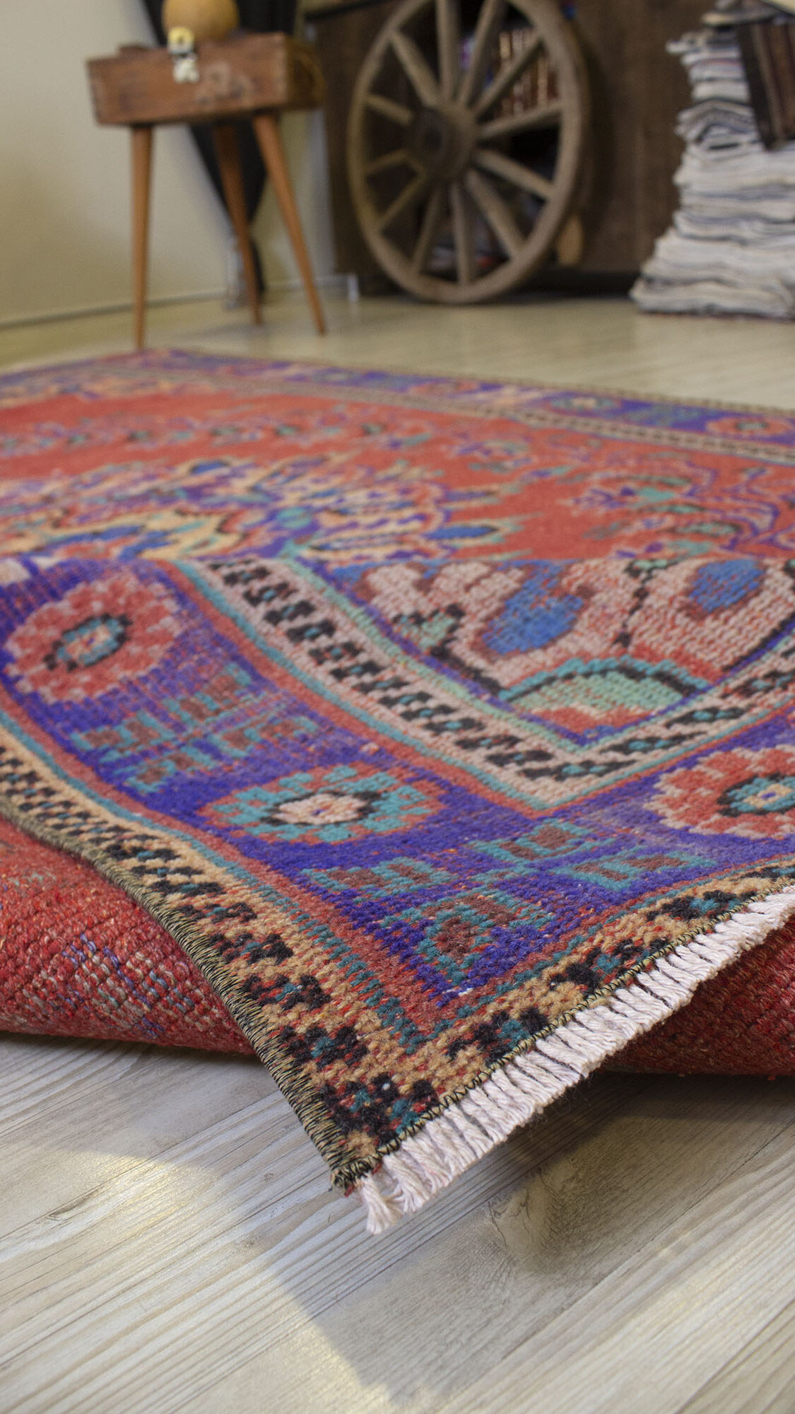 Yün Dokuma Vintage Halı 174x294 cm 10491 - Görsel 3