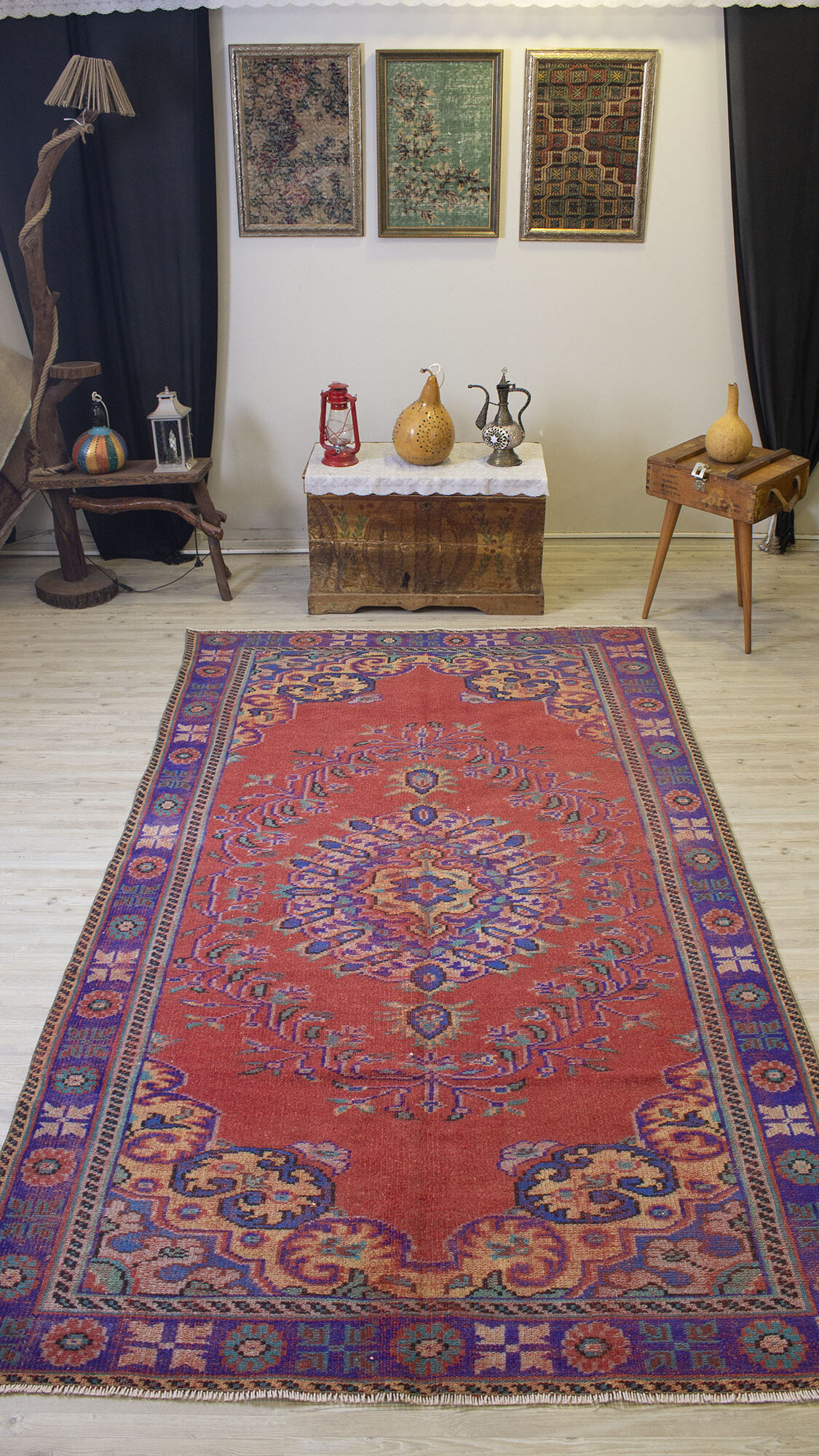 Yün Dokuma Vintage Halı 174x294 cm 10491 - Görsel 7