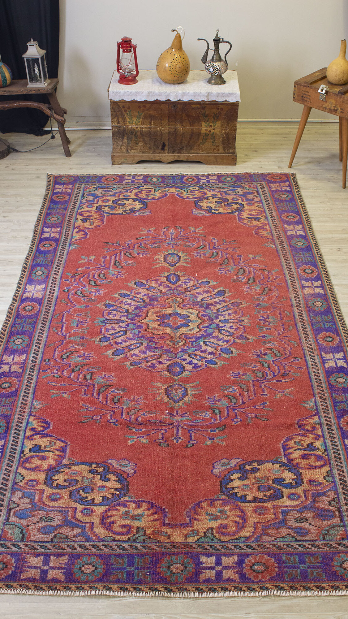 Yün Dokuma Vintage Halı 174x294 cm 10491 - Görsel 8