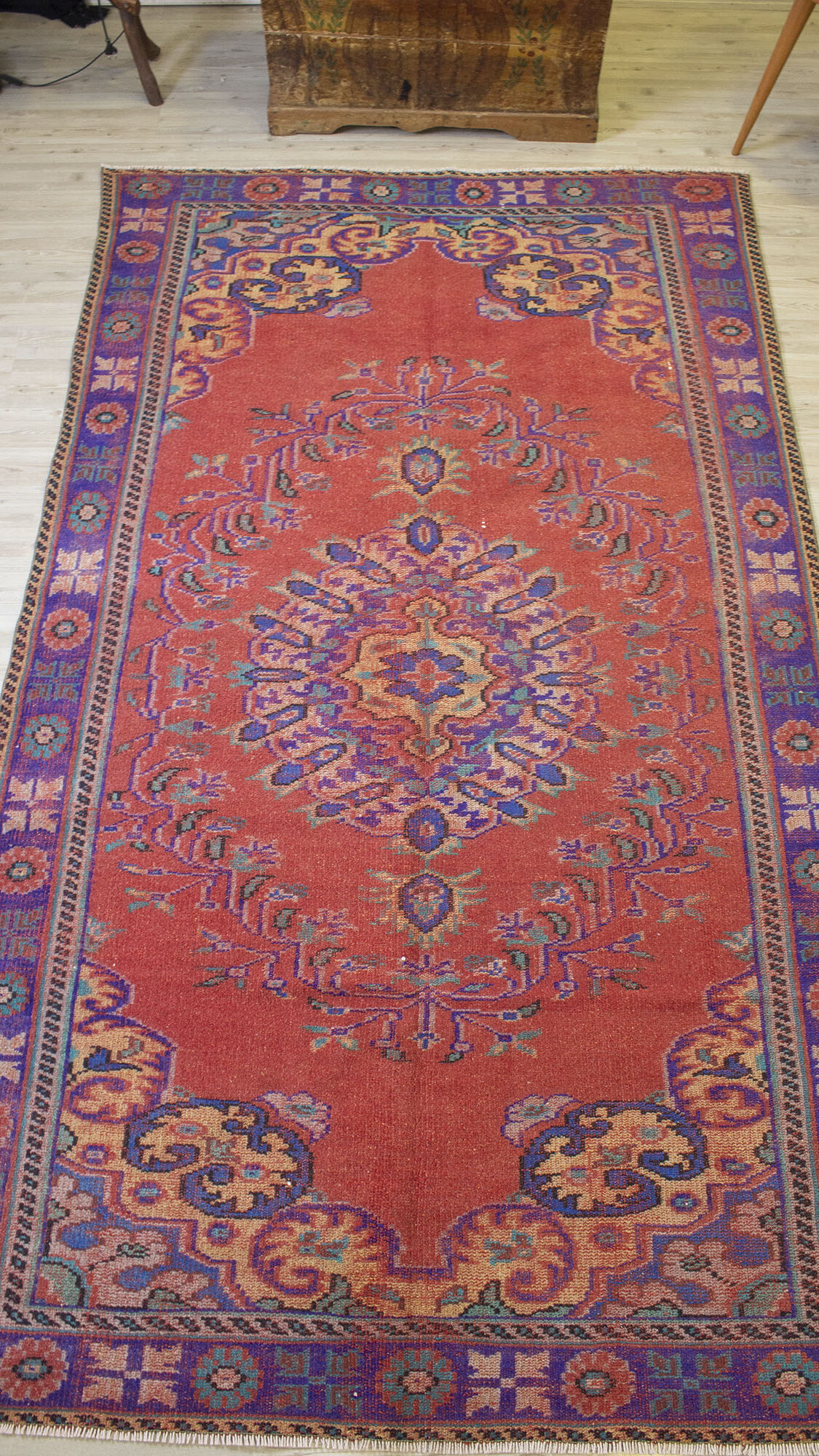 Yün Dokuma Vintage Halı 174x294 cm 10491 - Görsel 9