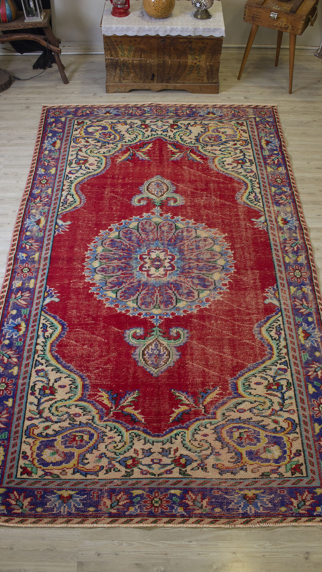 El İşçiliği Eskitme Halı 180x297 cm 10492 - Görsel 3