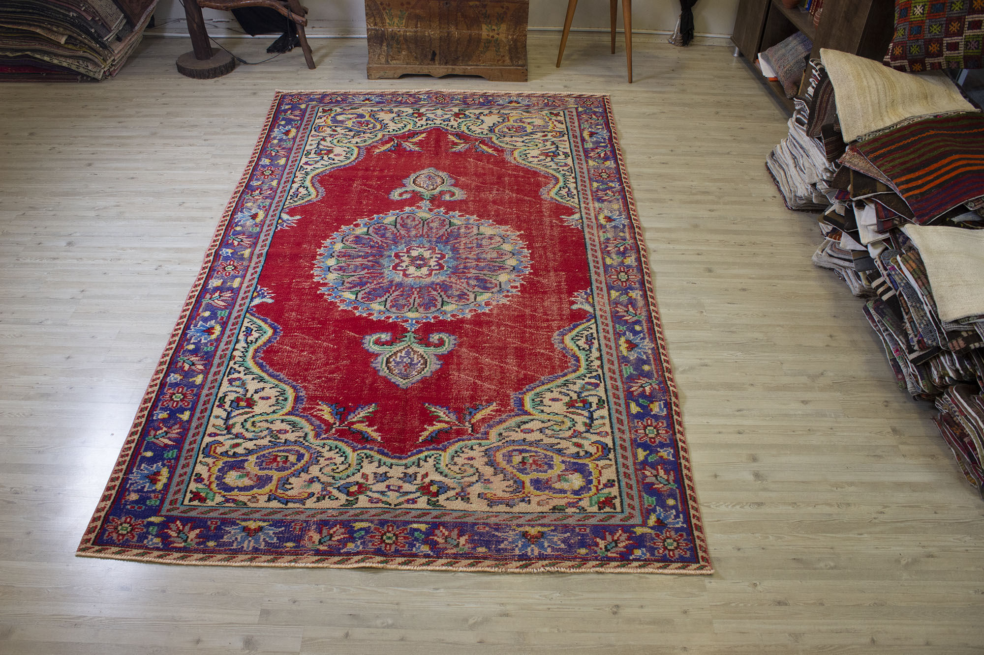 El İşçiliği Eskitme Halı 180x297 cm 10492 - Görsel 4