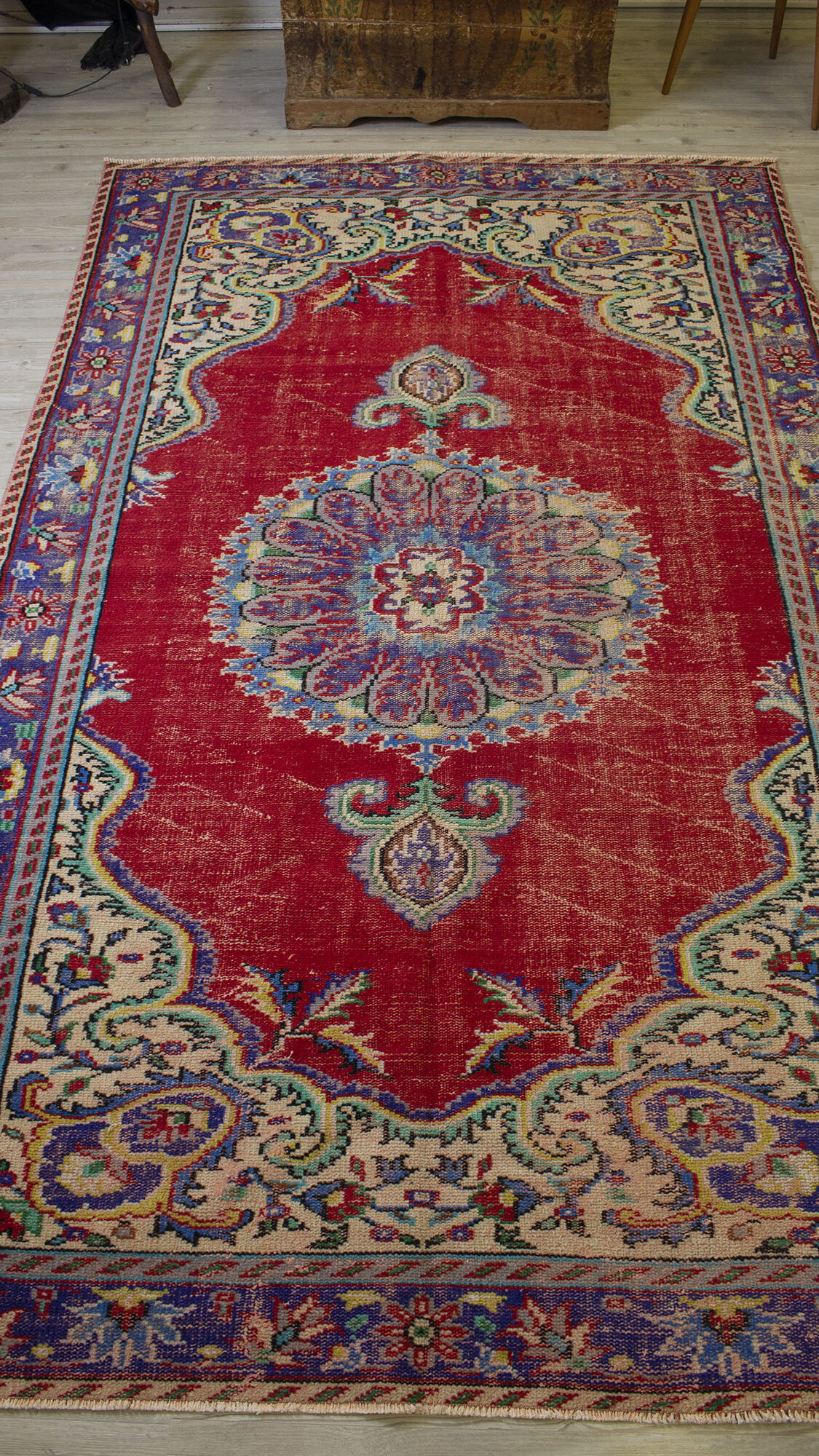 El İşçiliği Eskitme Halı 180x297 cm 10492 - Görsel 7