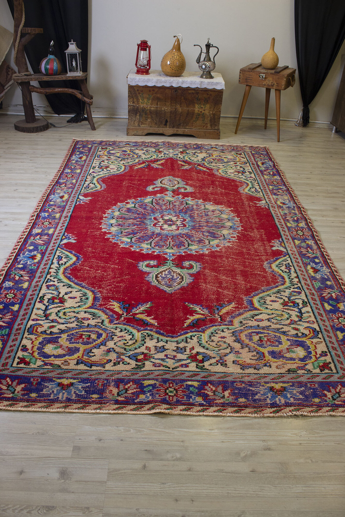 El İşçiliği Eskitme Halı 180x297 cm 10492 - Görsel 8