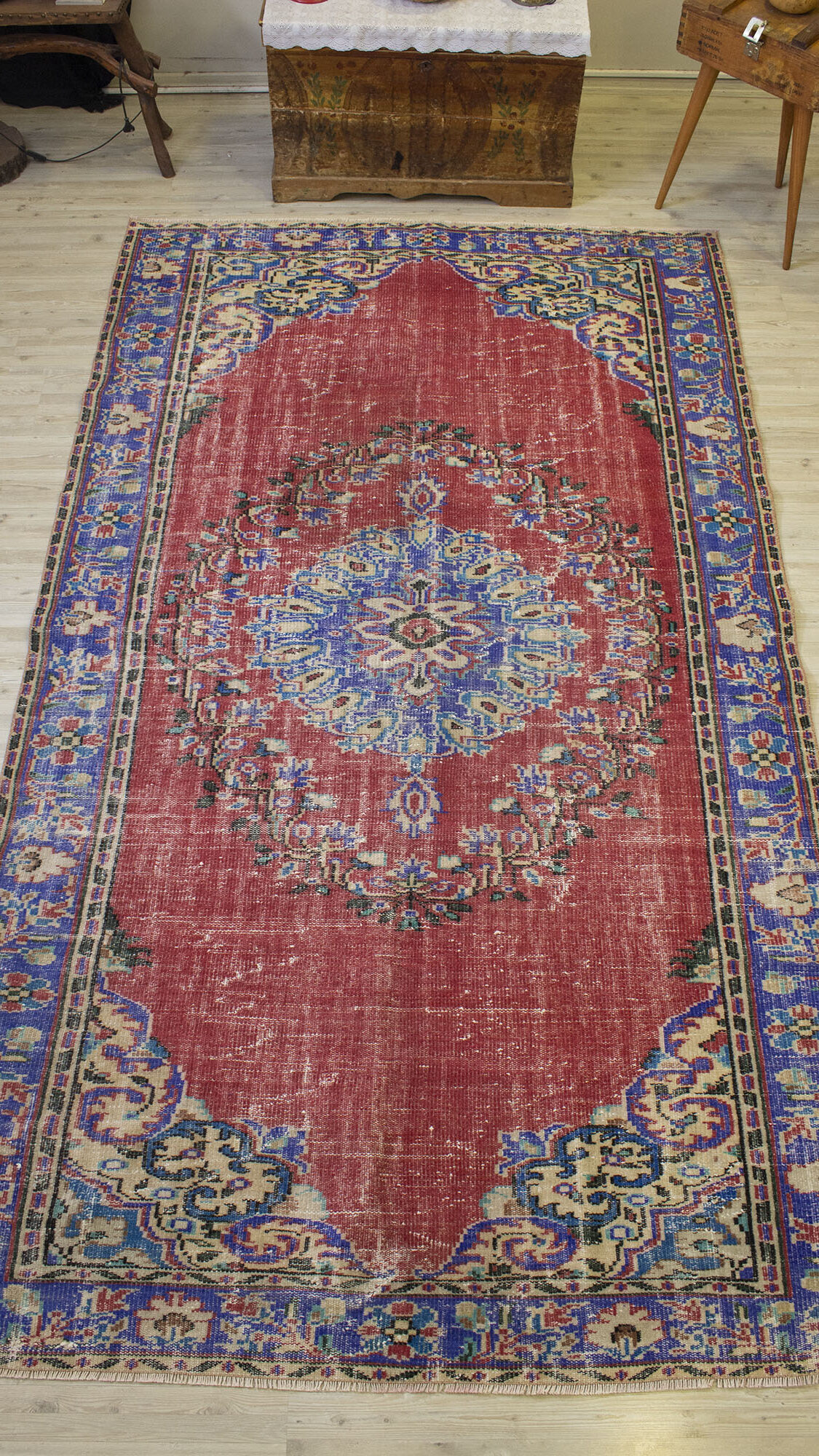 Anadolu Desenli Eskitme Halı 176x306 cm 10494 - Görsel 7