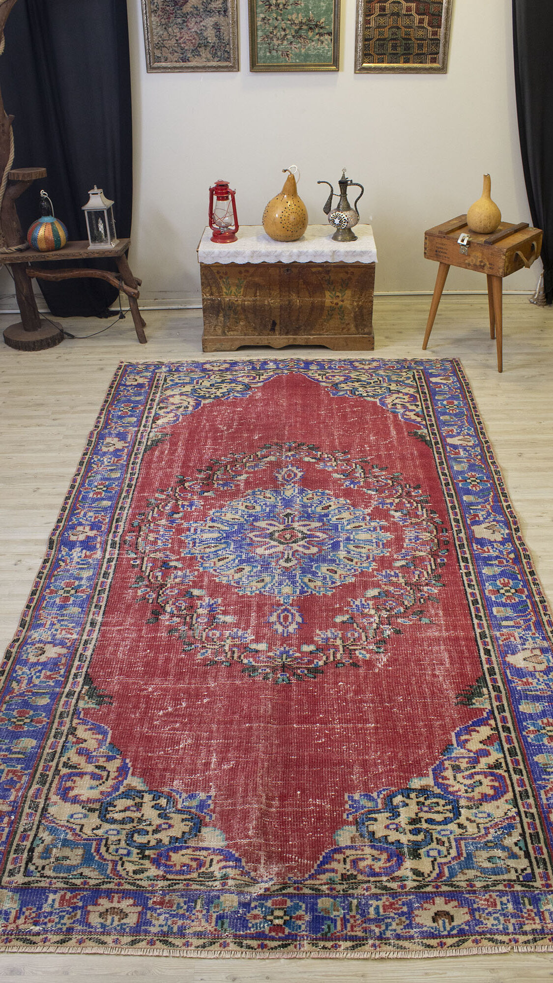 Anadolu Desenli Eskitme Halı 176x306 cm 10494 - Görsel 8