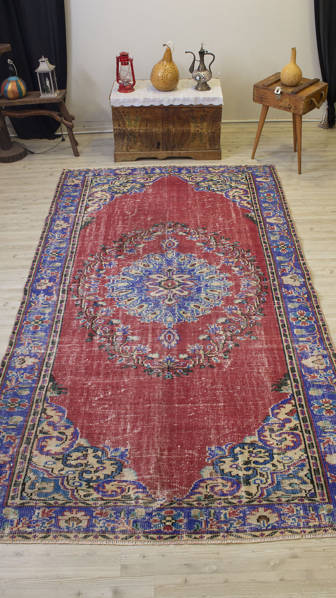 Anadolu Desenli Eskitme Halı 176x306 cm 10494 - Görsel 9