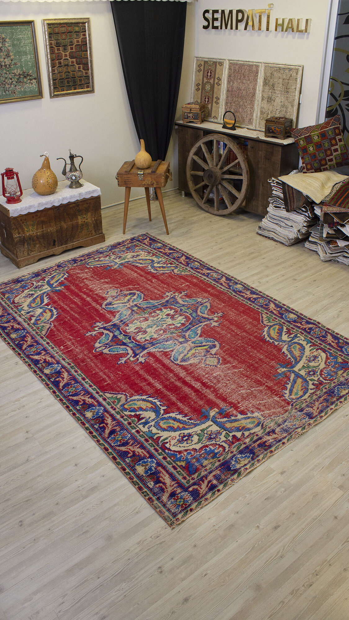 Kök Boya El Dokuma Halısı 185x275 cm 10498 - Görsel 2